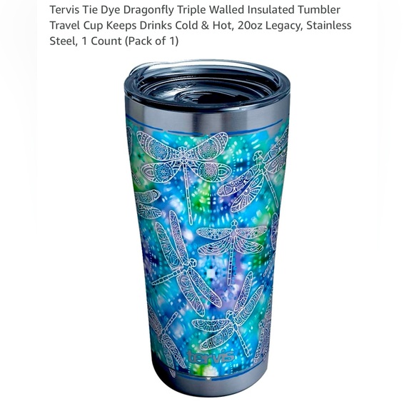 Brand New! Tervis 20oz stainless steel tumbler - Picture 1 of 8